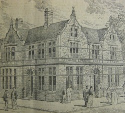 Drawing of the Truro Passmore Edwards Library